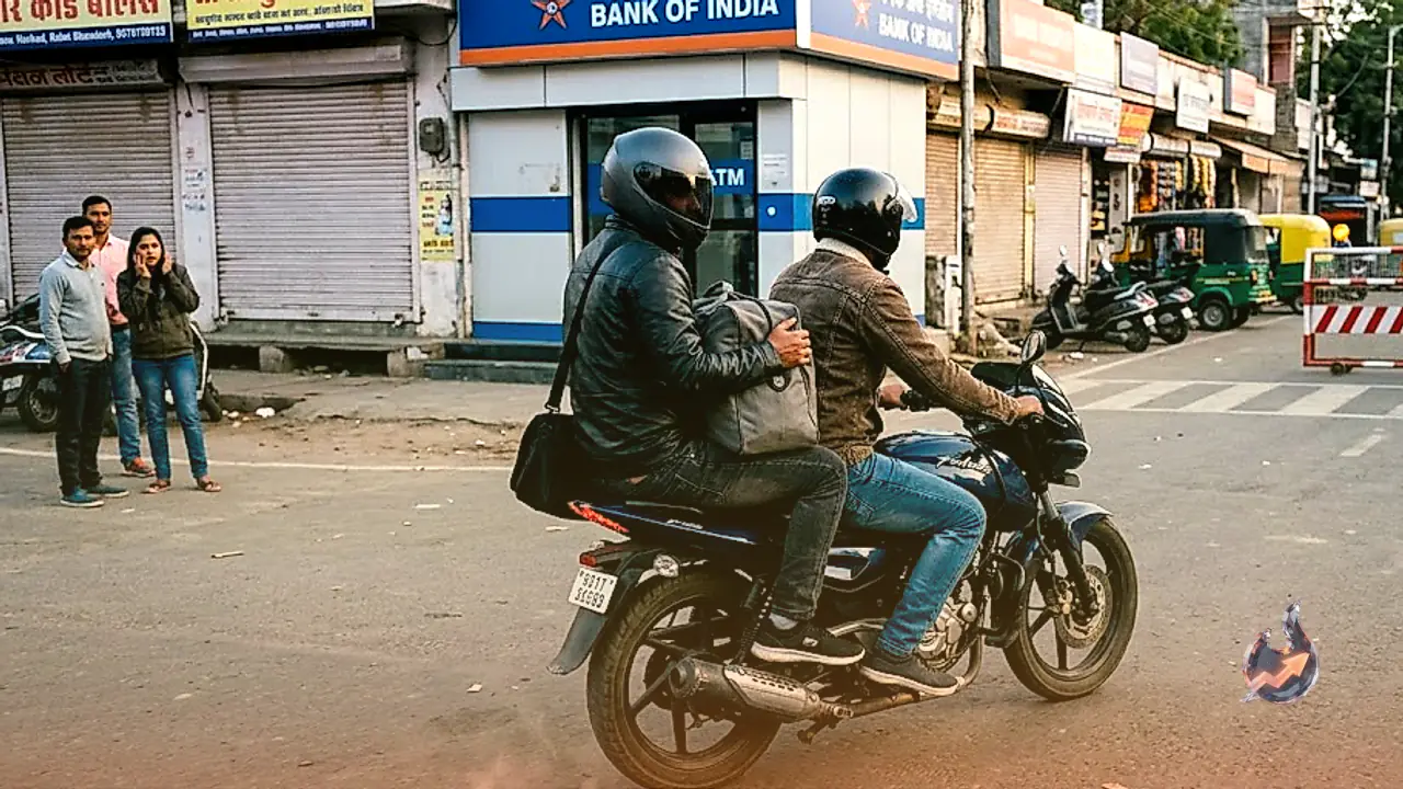 Armed Bike-Borne Robbers Flee With Rs 42 Lakh During ATM Cash Refill in Jaipur, High Alert Declared