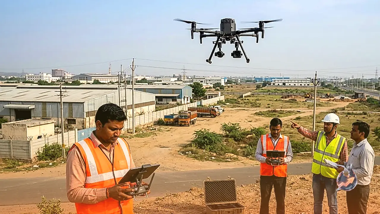 राजस्थान में रीको का नया कदम, अब ड्रोन से होगी औद्योगिक जमीनों की डिजिटल पैमाइश