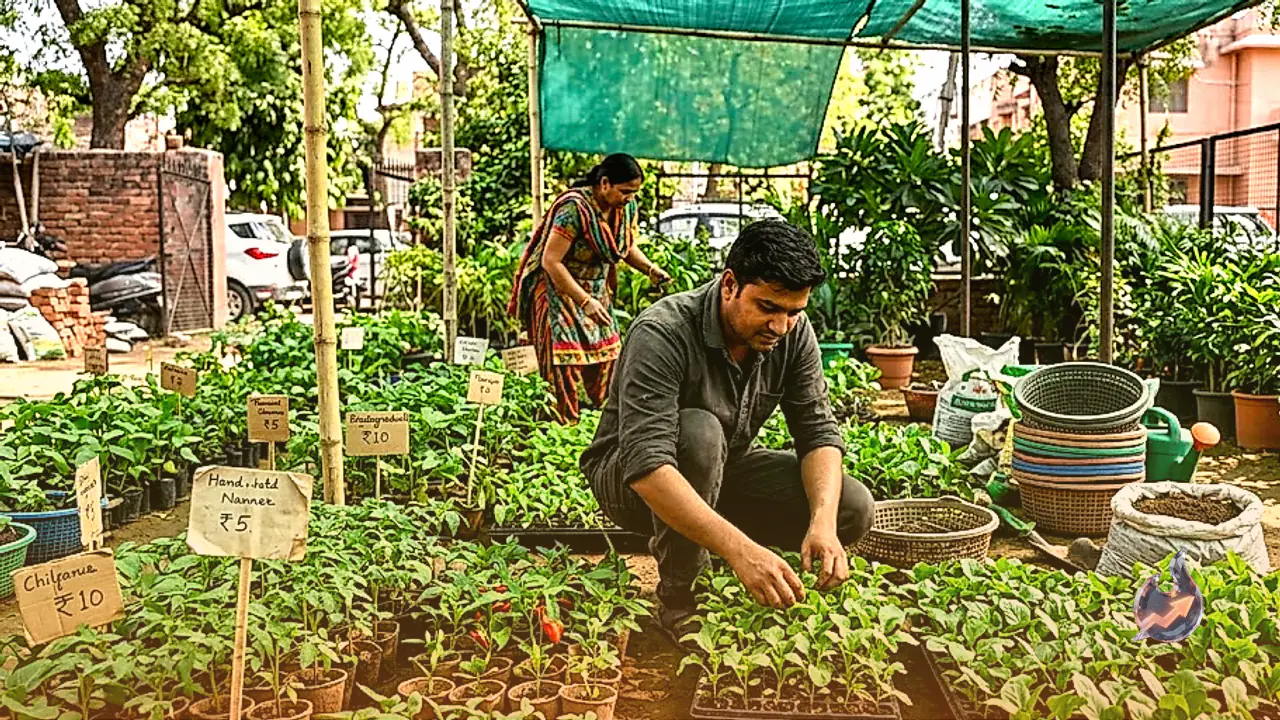 Jaipur's Prashant Sharma Launches Unique Startup Offering 50 Varieties of Vegetable Plants for Just Rs 5