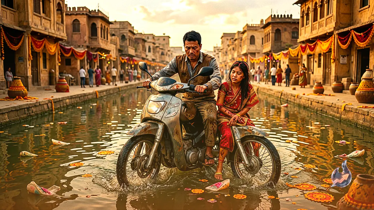 Raksha Bandhan Tragedy in Jaisalmer: Uncle Dead and Niece Injured as Motorcycle Plunges into Canal