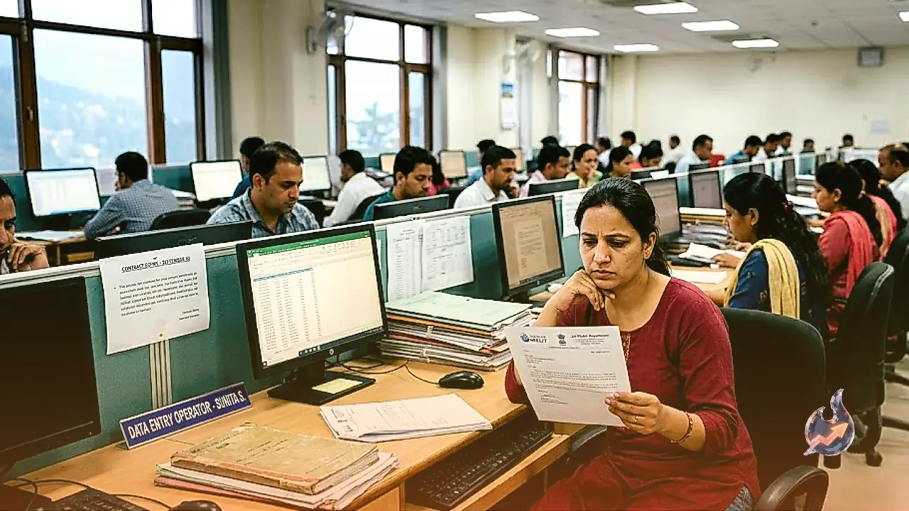 Over 400 Data Entry Operators in Jal Shakti Department Face Uncertain Future as Contract Expires on September 30