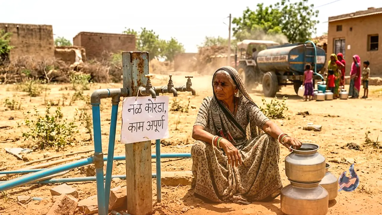 Failure of Jal Jeevan Mission: Mandawas village residents struggle for water for two years
