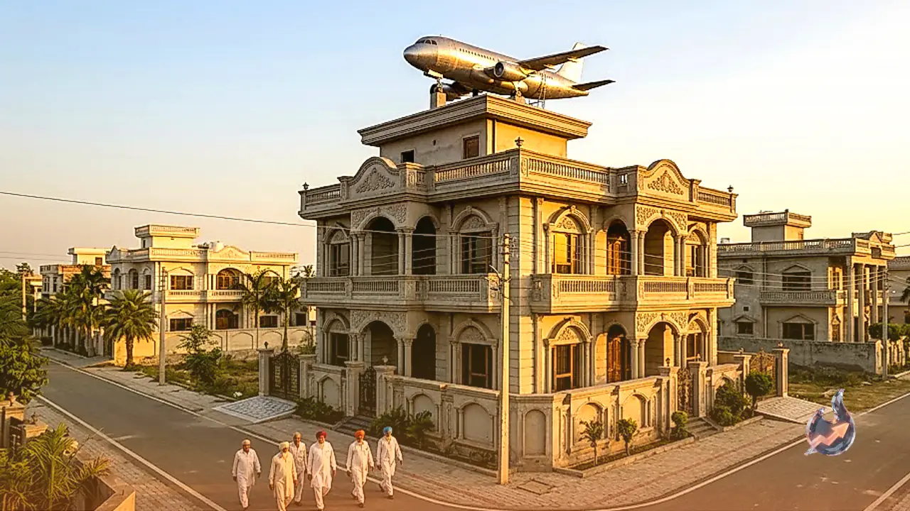 Inside Punjab's Ghost Villages of Millionaires Where Airplane Water Tanks Tell Tales of Migration
