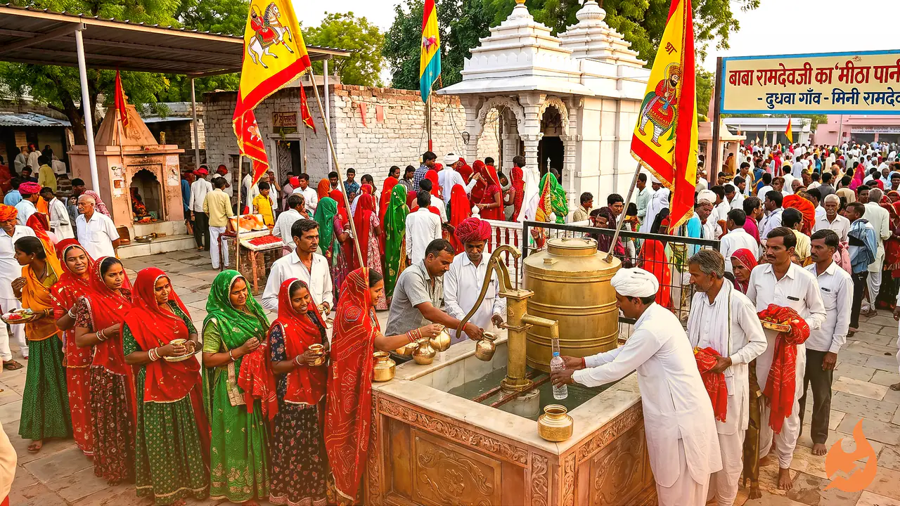 Sweet Water, Deep Faith: How Rajasthan's Dudwa Village Became a 'Mini Ramdevra' After a Tubewell Dug in Baba Ramdevji's Name Struck Drinkable Water