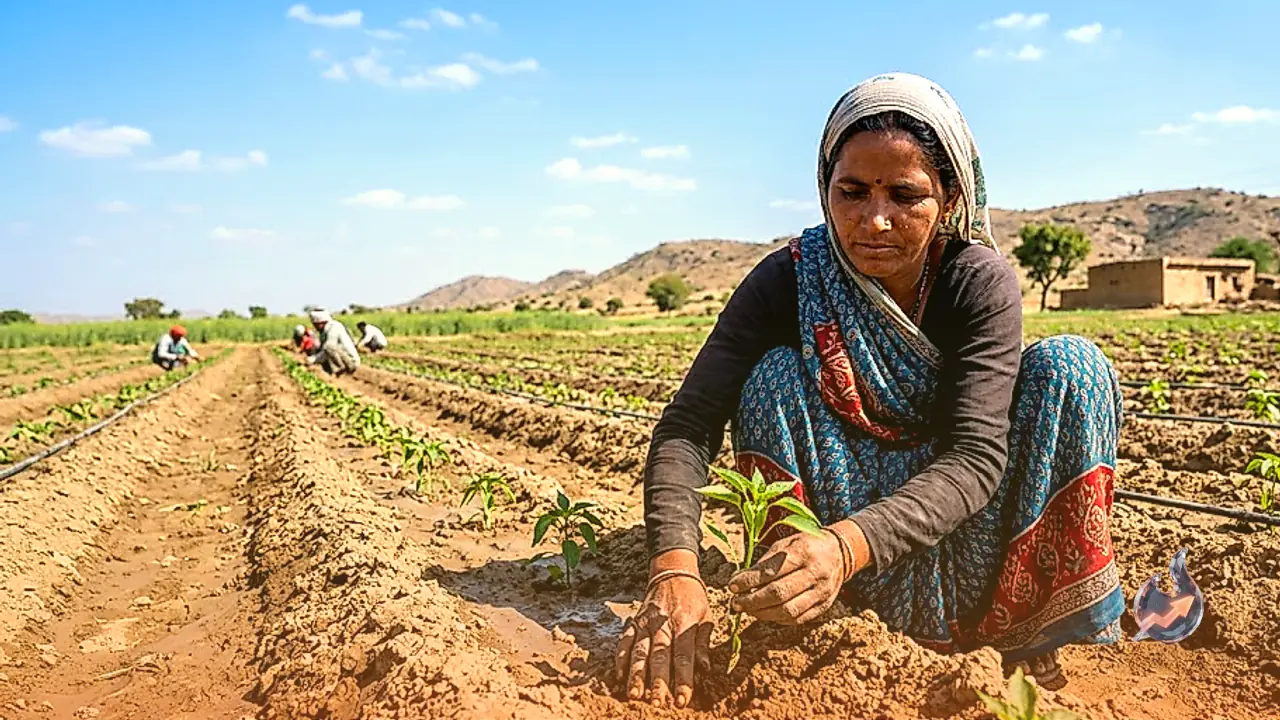 Chilli Sowing Gathers Pace in Jalore's Dungari and Aarwa as Farmers Focus on Crop Management