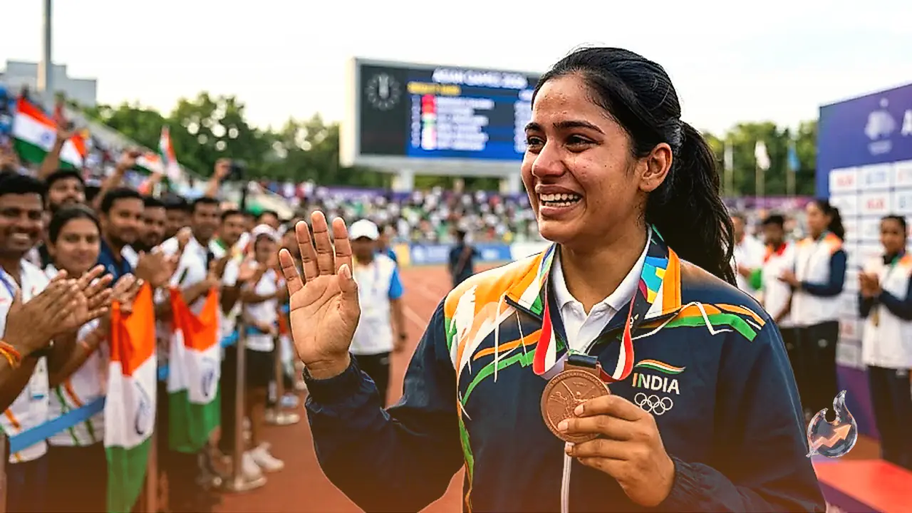 From Farmland Practice Range to Asian Games Podium, Shooter Maheshwari Chauhan Strikes Bronze