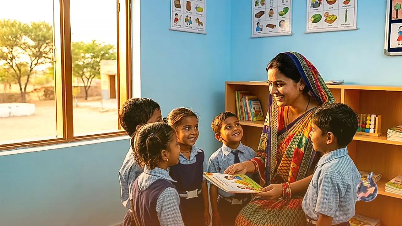 A Rajasthan Teacher Spent Her Own Savings to Upgrade Her Government School