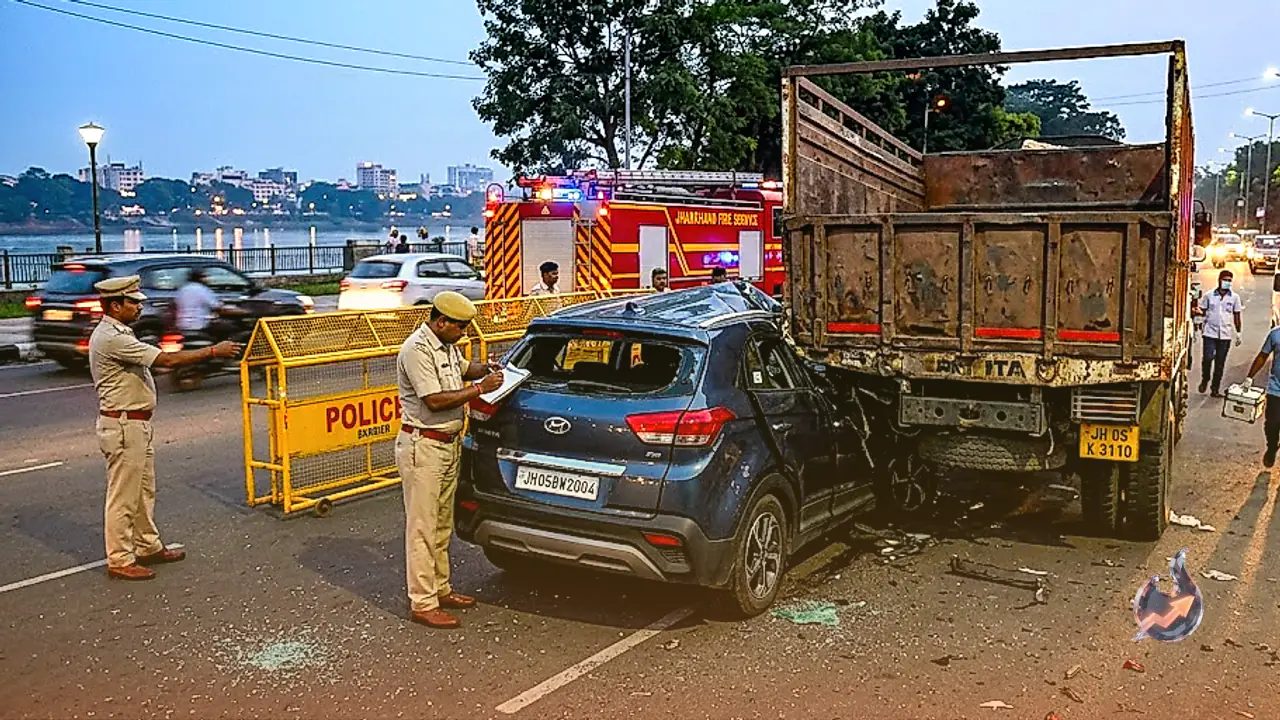 जमशेदपुर में खड़े ट्रक से टकराई तेज रफ्तार कार, झारखंड की मंत्री दीपिका पांडेय सिंह की बेटी समेत 4 की मौत