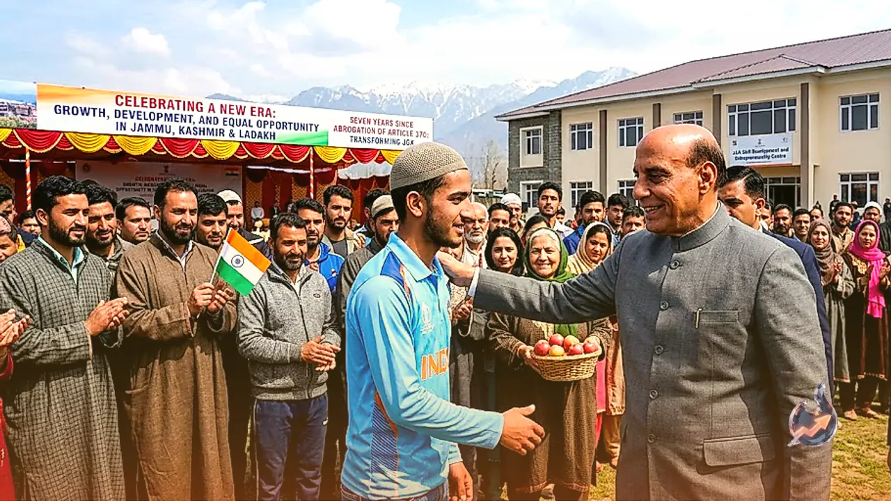 जम्मू-कश्मीर और लद्दाख में अनुच्छेद 370 हटने के 7 साल पूरे, राजनाथ सिंह ने बताया शांति का नया दौर