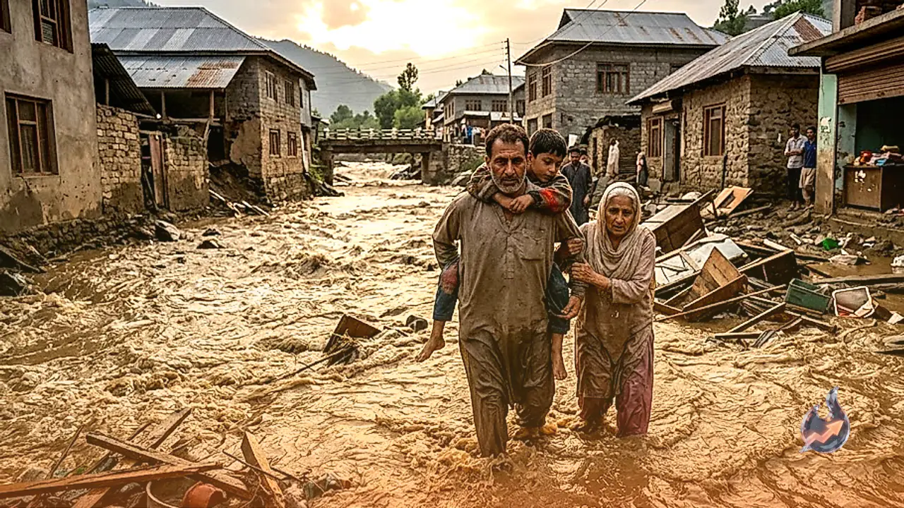 Flash Floods Batter Jammu and Kashmir: Amit Shah Talks to Omar Abdullah, Manoj Sinha, Assures Full Central Support