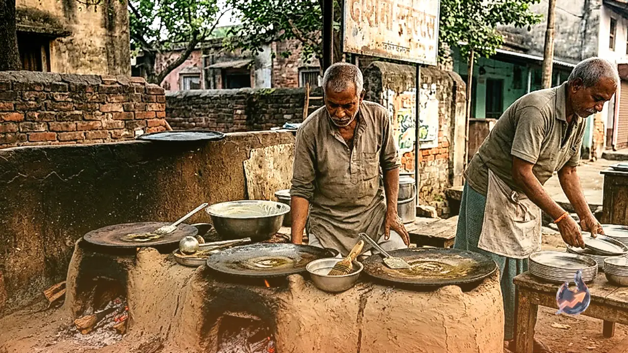 Jamshedpur Duo Ro Babu and Shravan Kumar Serve Dosa on Earthen Stoves for Over Four Decades
