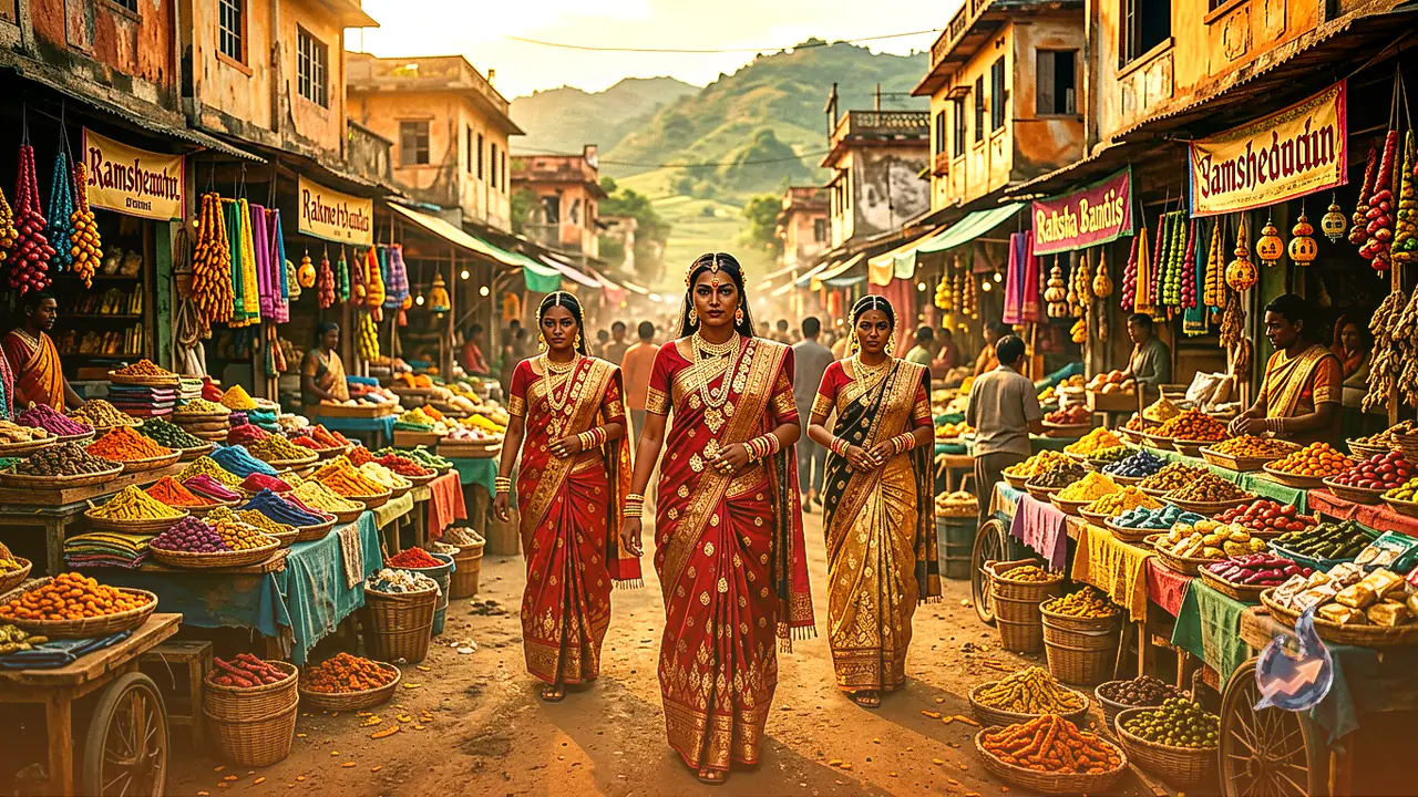 Jamshedpur Markets Buzzing with Festive Energy as Designer Lumba Demand Surges Ahead of Raksha Bandhan