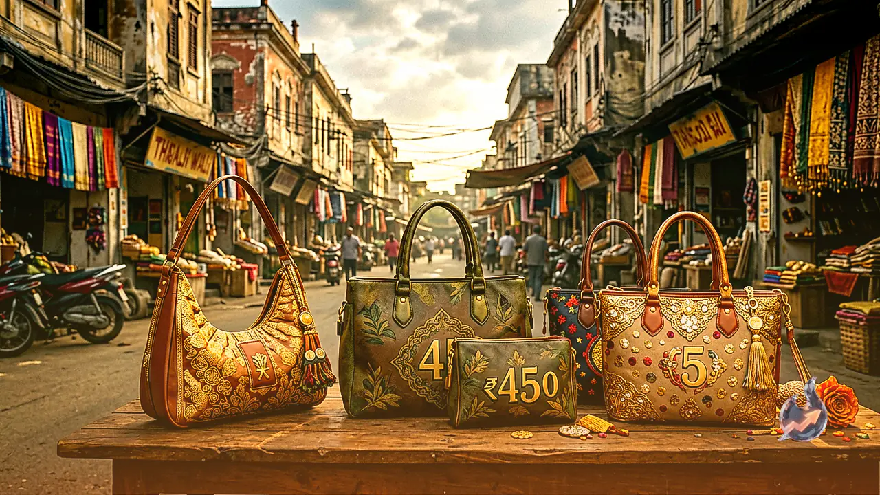 जमशेदपुर के संजय मार्केट में रक्षाबंधन की खरीदारी के लिए ₹450 में मिल रहे खूबसूरत हैंडबैग