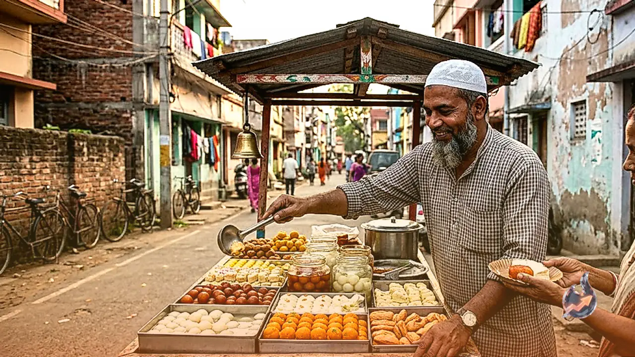 Jamshedpur Vendor Runs Mobile Sweet Shop for 40 Years, Serving Over 20 Varieties Across Neighborhoods