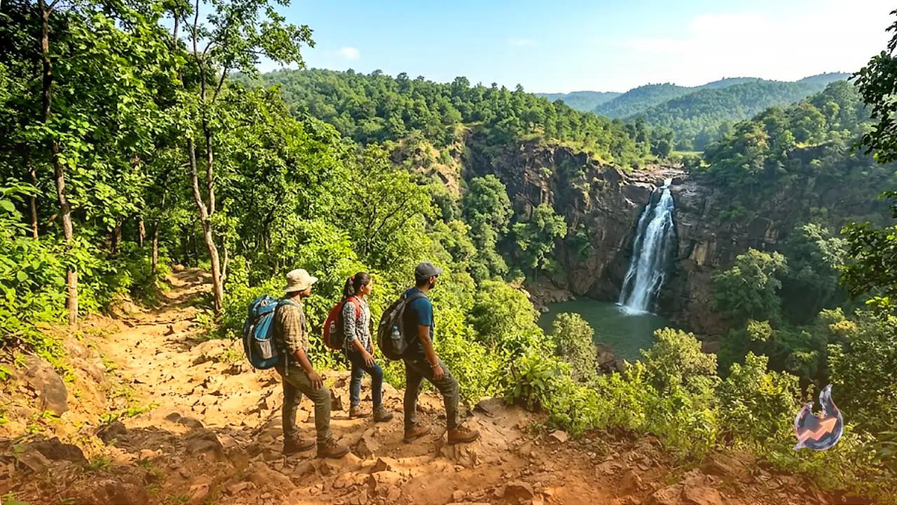 Bihar's Giddheshwar Forest Hides a Trekker's Paradise: Rocky Trails, Hill Valleys and the Rising Panchabhur Waterfall
