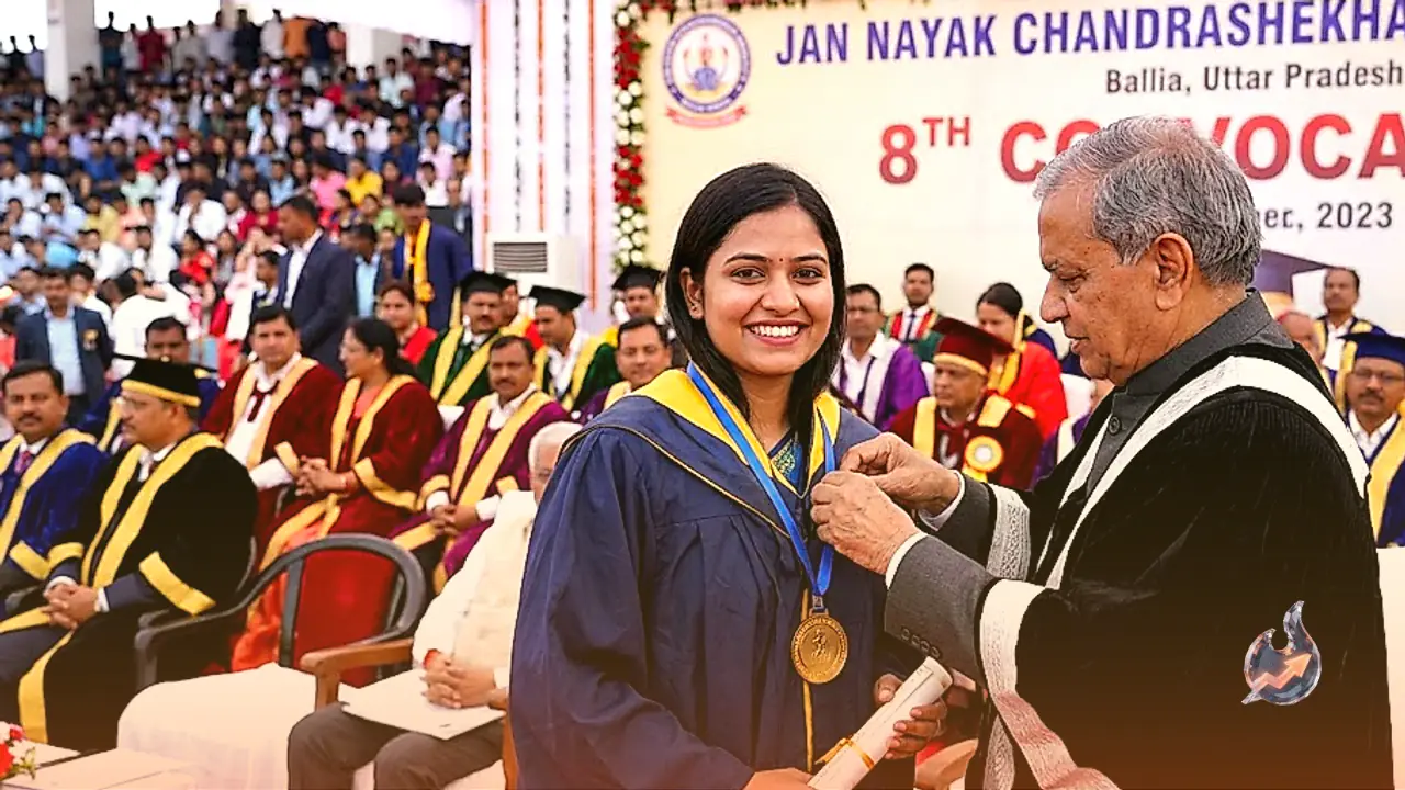 जननायक चन्द्रशेखर विश्वविद्यालय में नंदनी वर्मा ने हासिल किया कुलाधिपति स्वर्ण पदक, जानिए एमएससी टॉपर का सफलता मंत्र