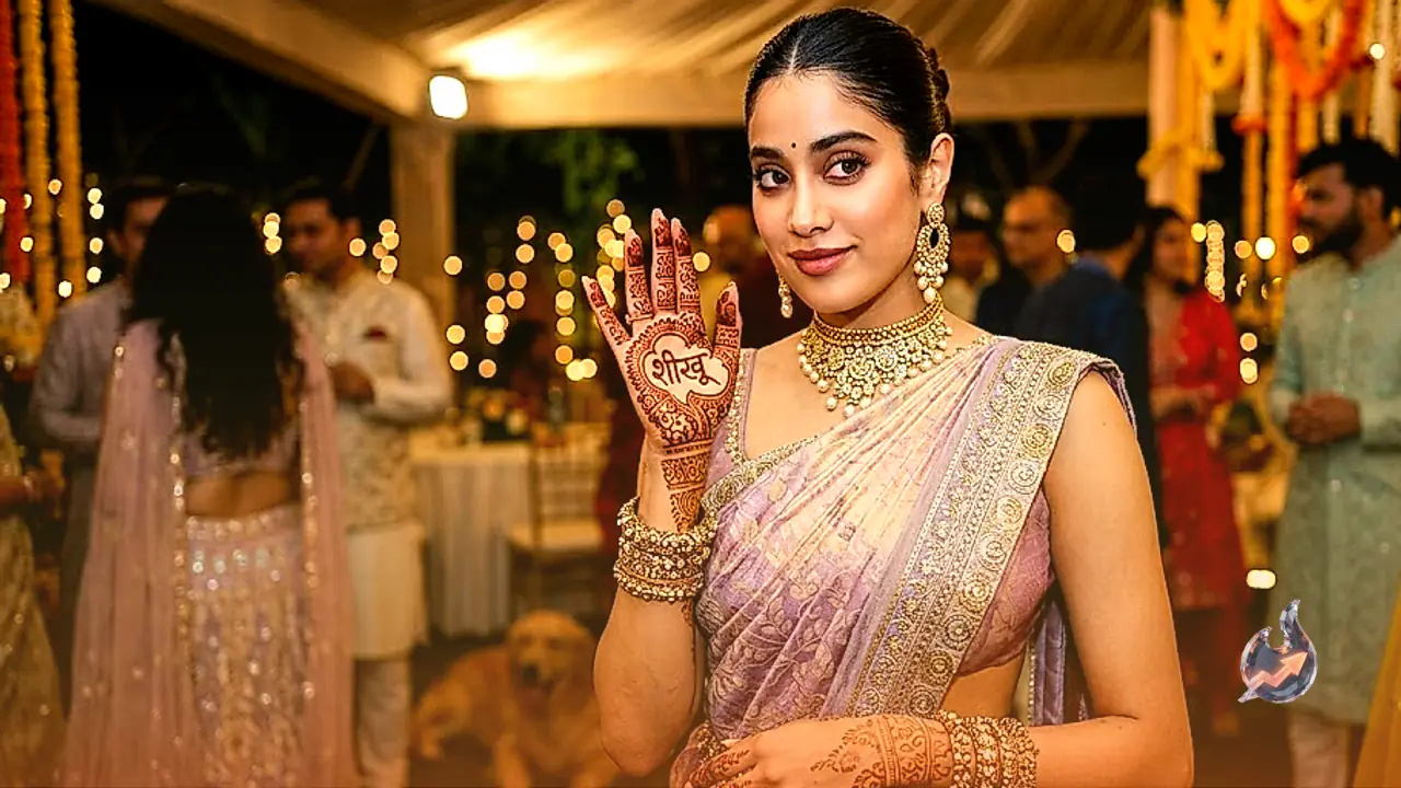 जाह्नवी कपूर ने मेहंदी में लिखवाया 'शिखू', शिखर पहाड़िया के लिए प्यार हुआ वायरल