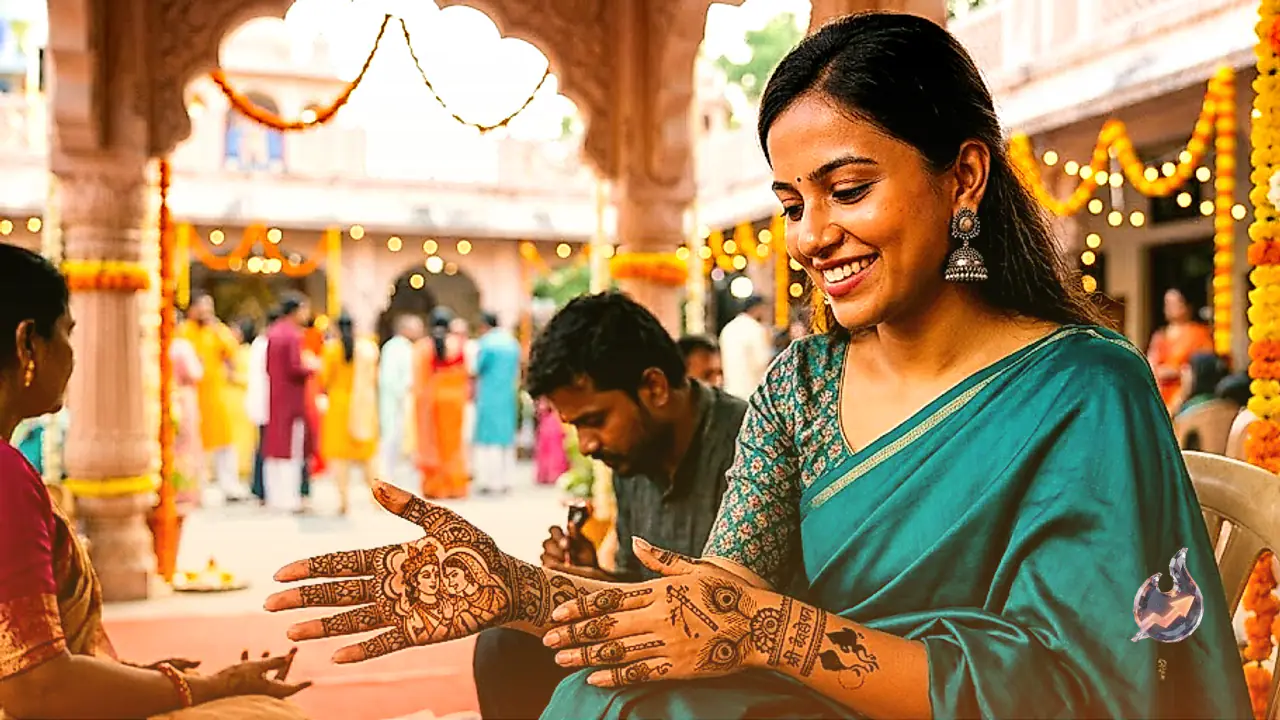Transform Your Hands This Janmashtami With Beautiful Radha-Krishna, Kanha, and Peacock Feather Mehendi Patterns