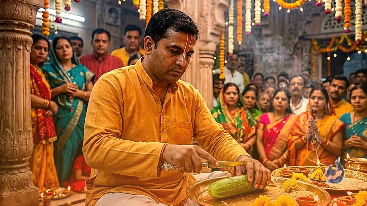 The Significance of Cucumber Cutting Ritual During Janmashtami Celebrations