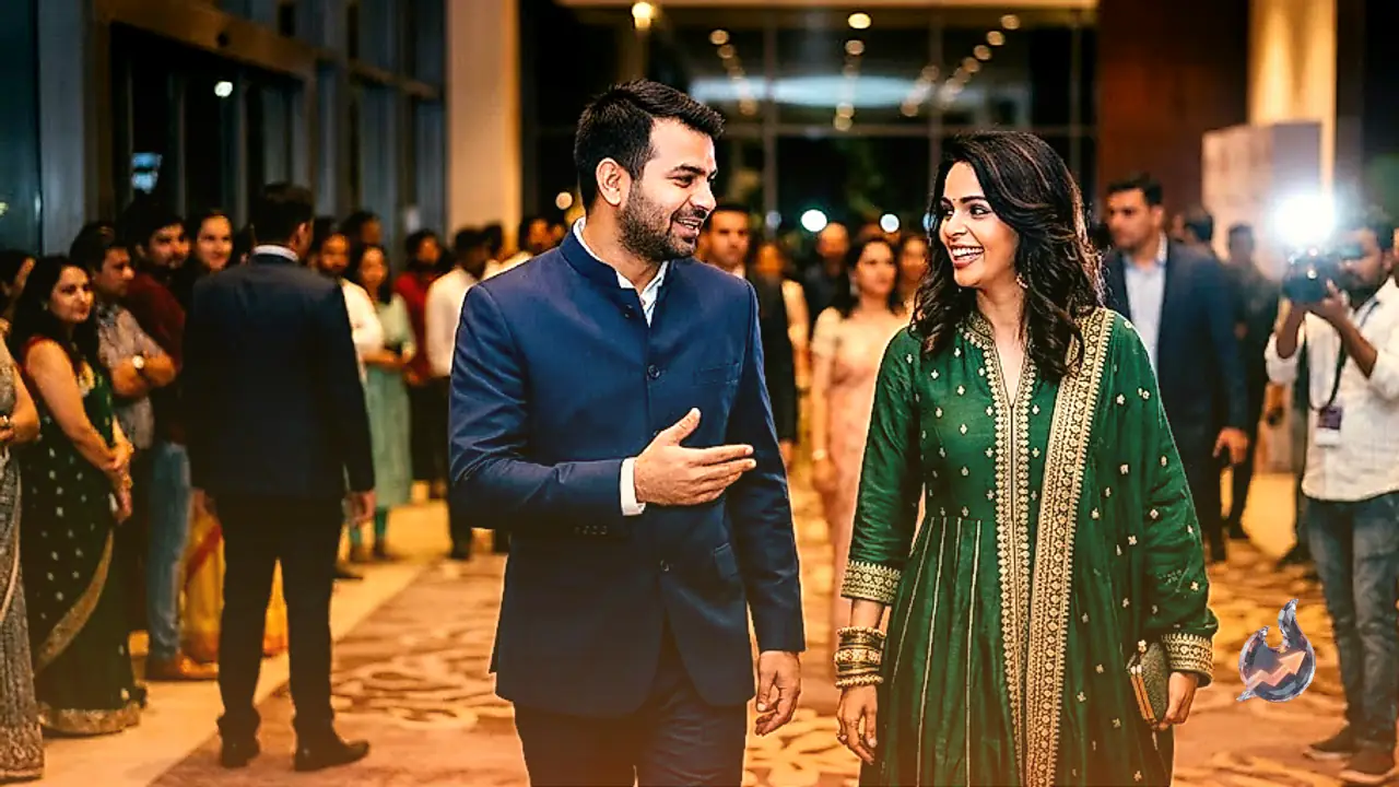 Janshakti Janta Dal Chief Tej Pratap Seen With Mallika Sherawat, Hints At An Exciting New Project Soon