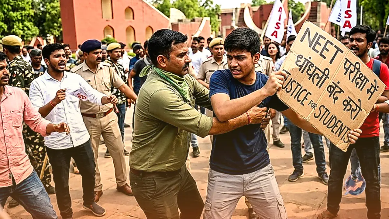 NEET Protesters Clash With Plainclothes Police at Jantar Mantar: Exploring the Law of Self-Defense