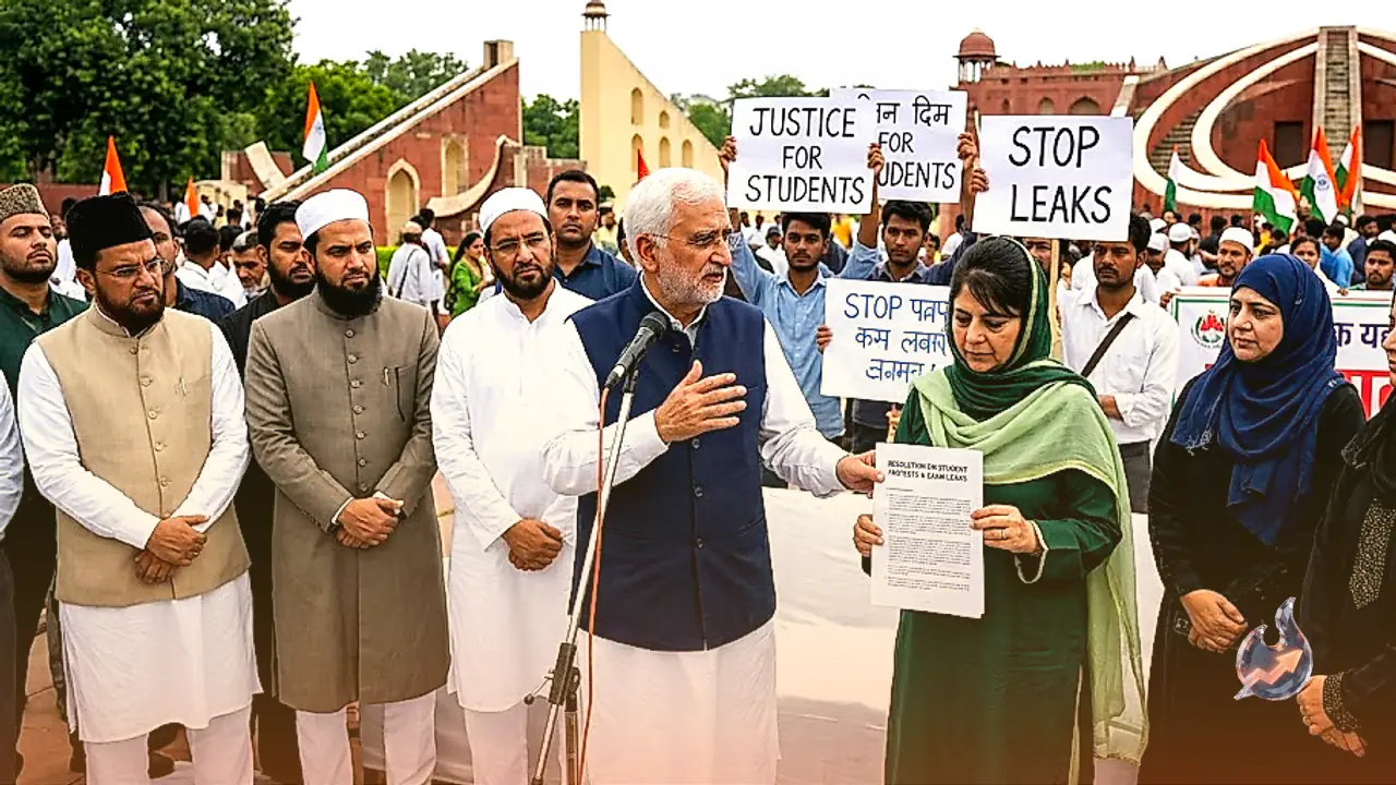 Muslim Leaders Back Jantar Mantar Student Protests Over Exam Paper Leaks, Call for Judicial Inquiry