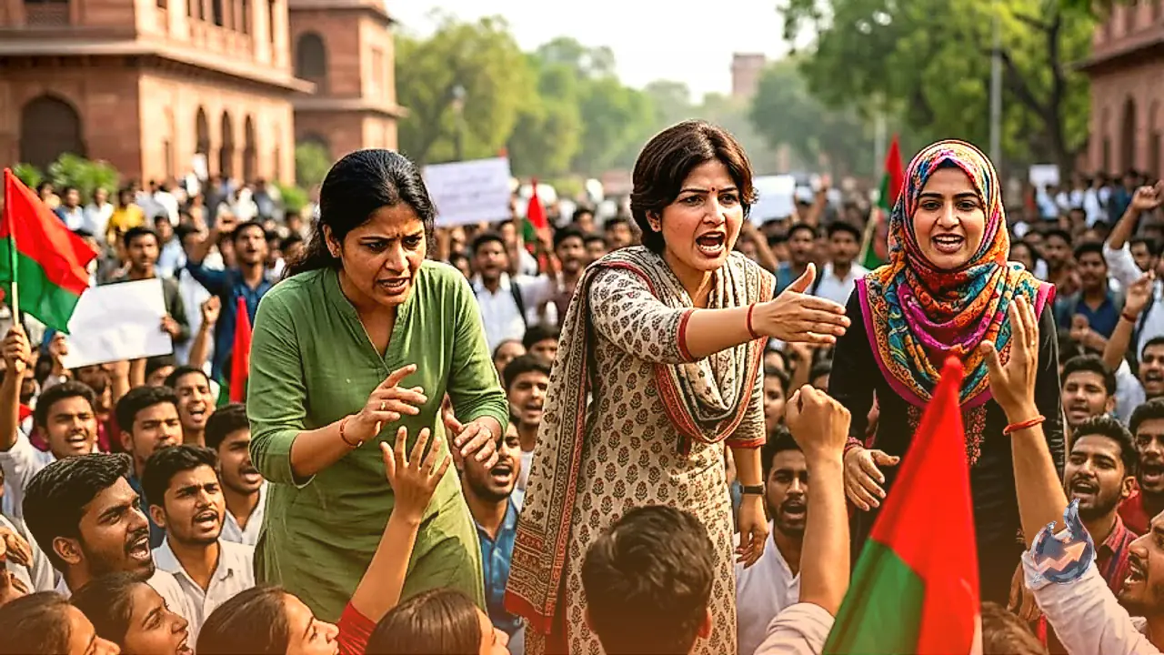 SP's New Trinity Unveils Aggressive 2027 Blueprint Amid Delhi Student Protests