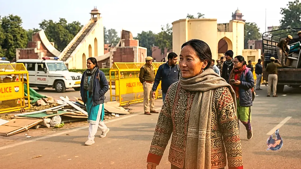 जंतर-मंतर से हटाए गए प्रदर्शनकारी, दिल्ली पुलिस ने गीतांजलि और बच्ची पर हमले के दावों को बताया फर्जी