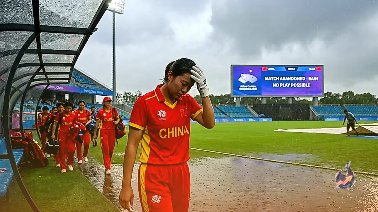 Rain Ends China Women's Cricket Campaign at Asian Games Without a Ball Bowled