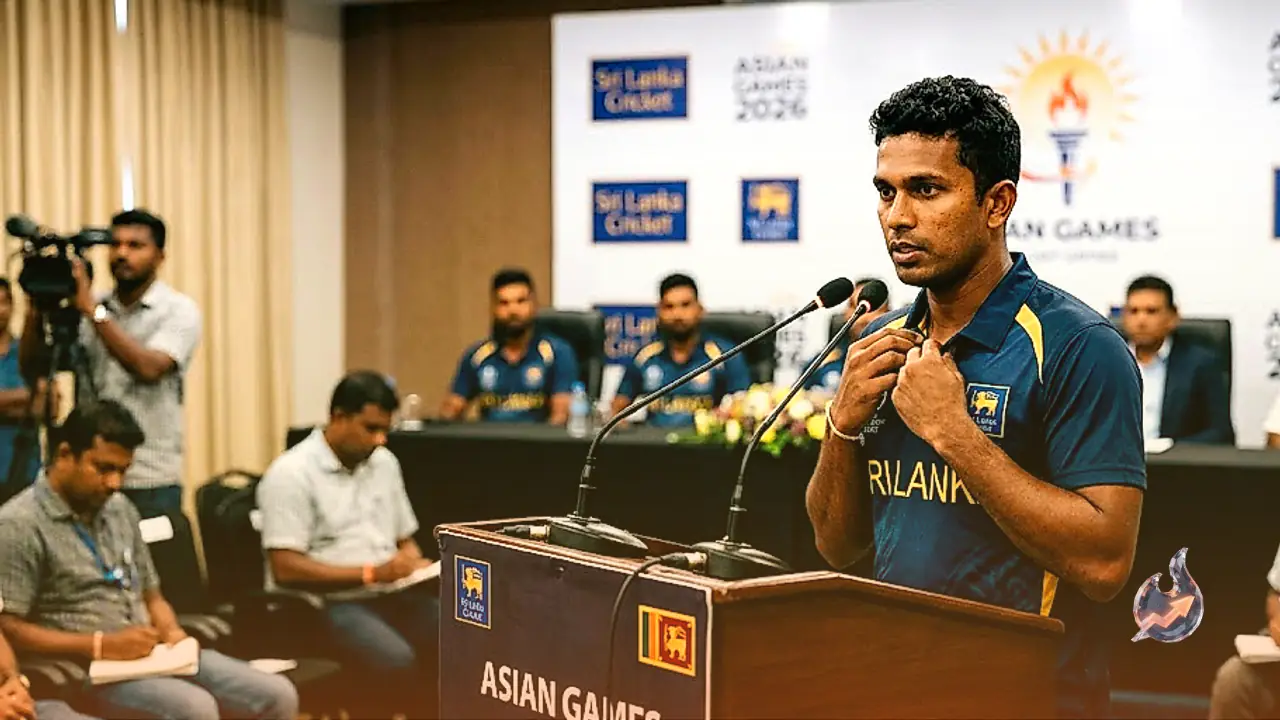 Sri Lanka Names 15-Player Men's Cricket Squad for Asian Games with Sahan Arachchige at the Helm