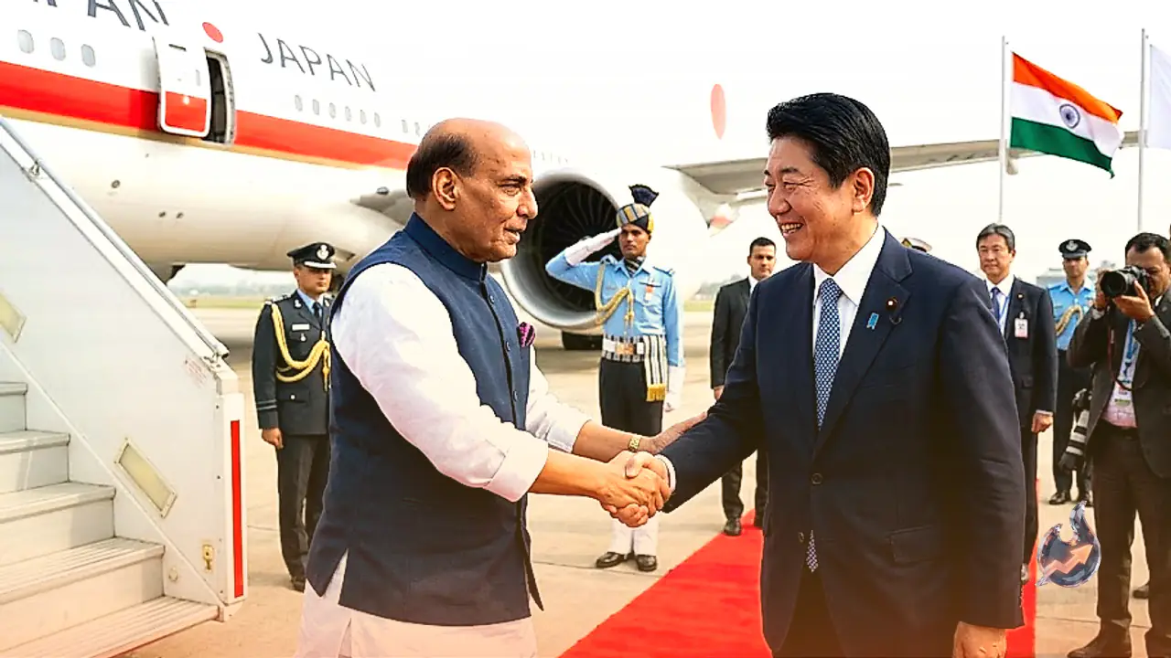 जापानी समकक्ष के पहले भारत दौरे पर रक्षा मंत्री राजनाथ सिंह ने किया गर्मजोशी से स्वागत