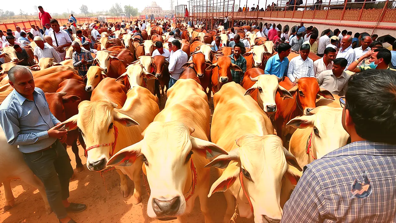 Jaswant Cattle Fair in Bharatpur Highlights Superior Livestock Breeds and Expert Evaluations