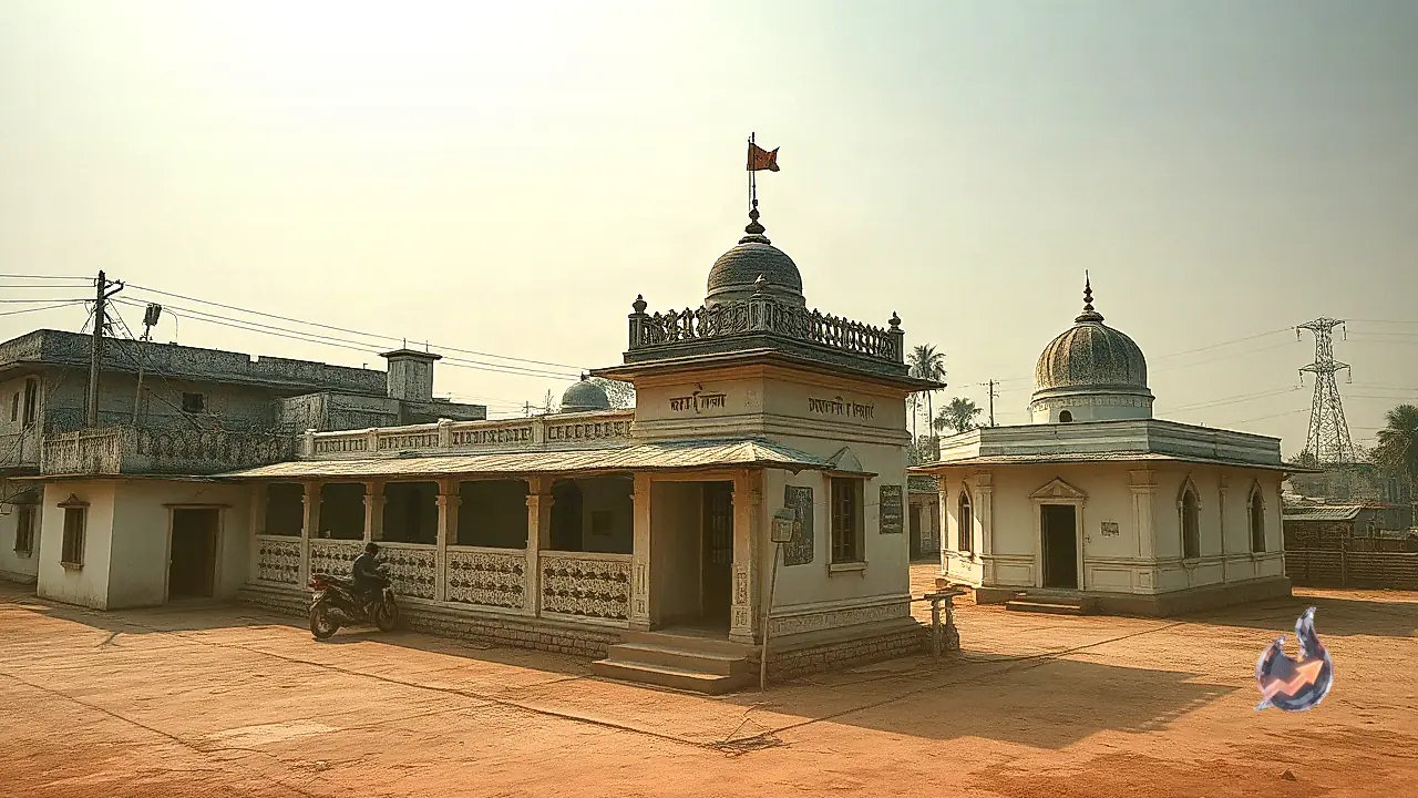 जौनपुर में धार्मिक सौहार्द का अनोखा प्रतीक, एक ही परिसर में मौजूद हैं गणेश मंदिर और मजार