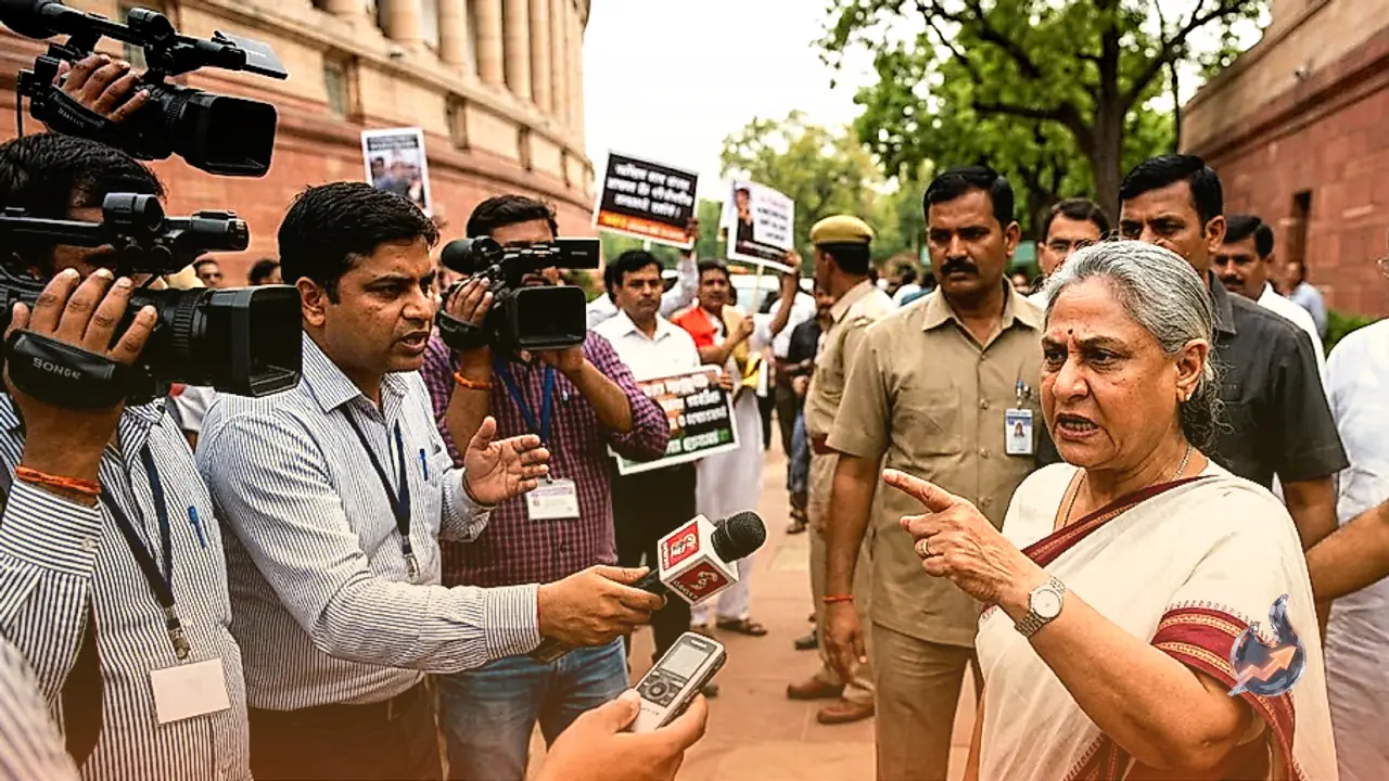 Jaya Bachchan Loses Cool Over Reporter Asking About Protest Poster Outside Parliament