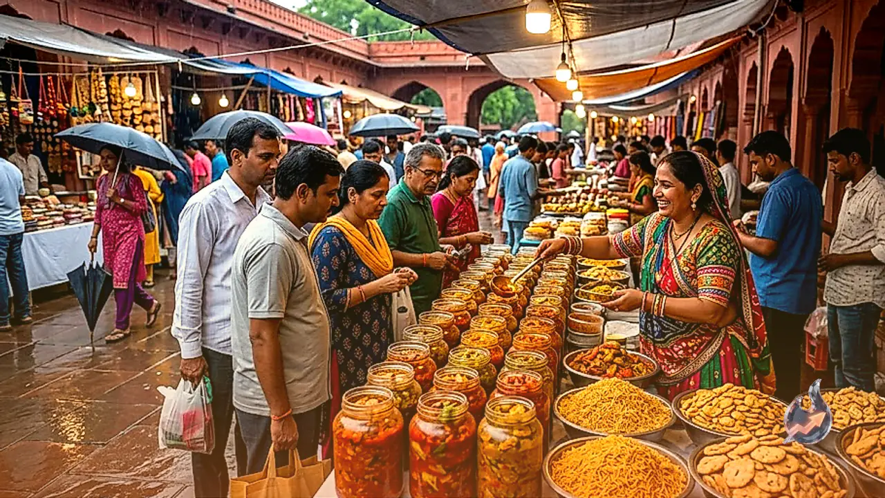 Bikaneri Pickles and Snacks Take Over Jaipur: Residents Flock to Jawahar Kala Kendra for Seasonal Flavors