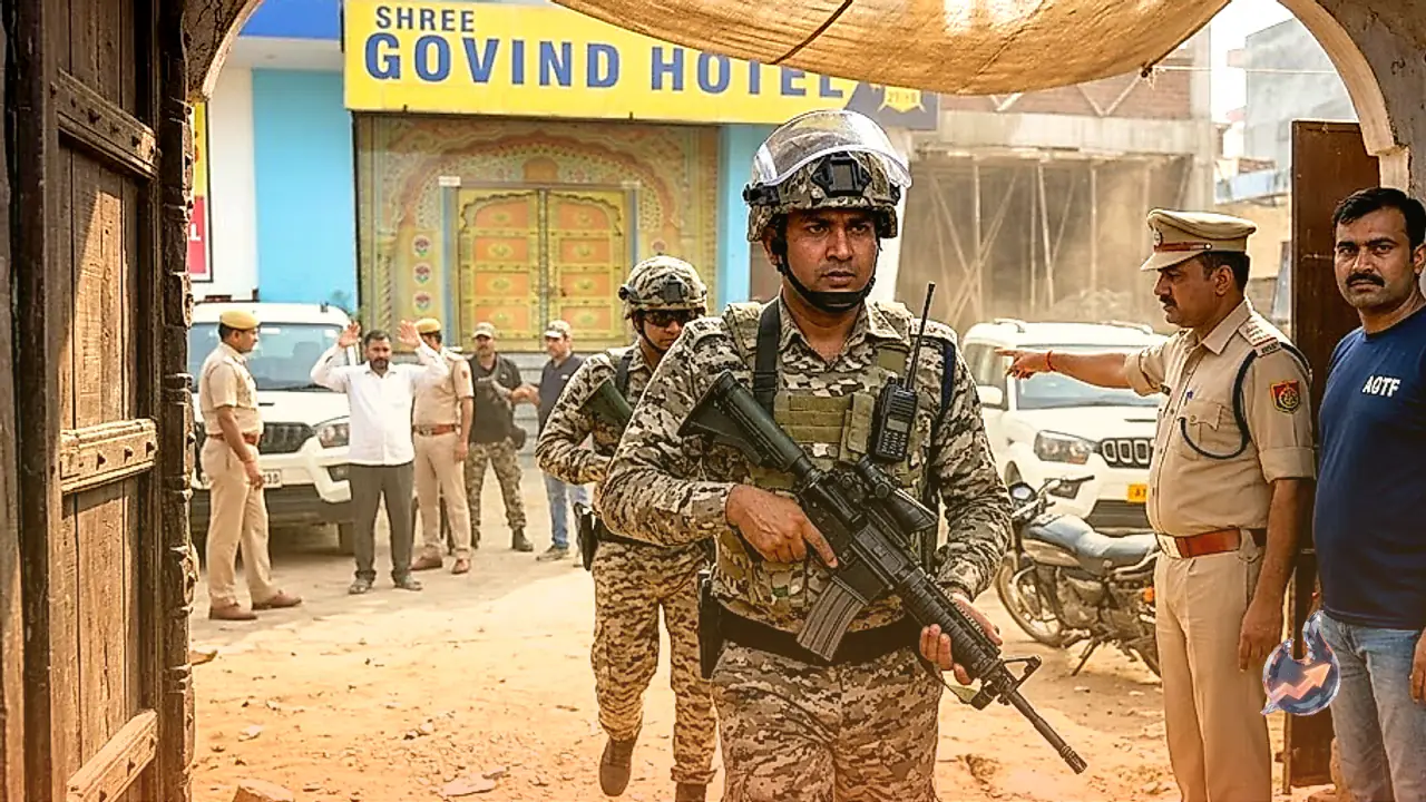 Police and AGTF conduct massive raid against Jaipur gangsters across 20 locations