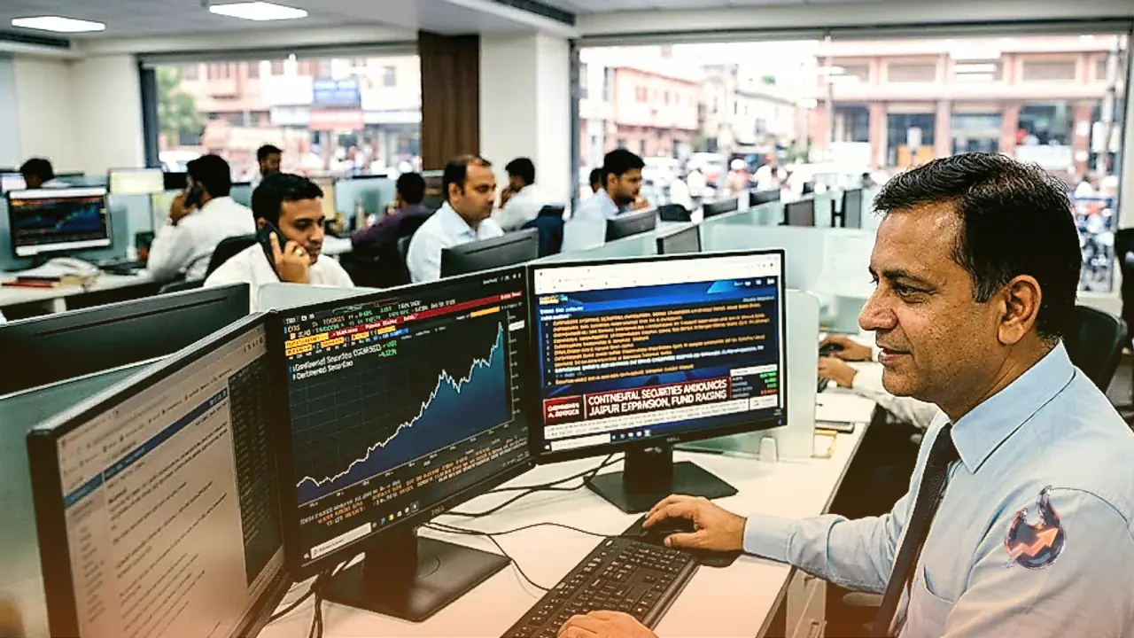 Small-Cap Stock Continental Securities Jumps Almost 5% Following Jaipur Expansion and Fund-Raising Announcement