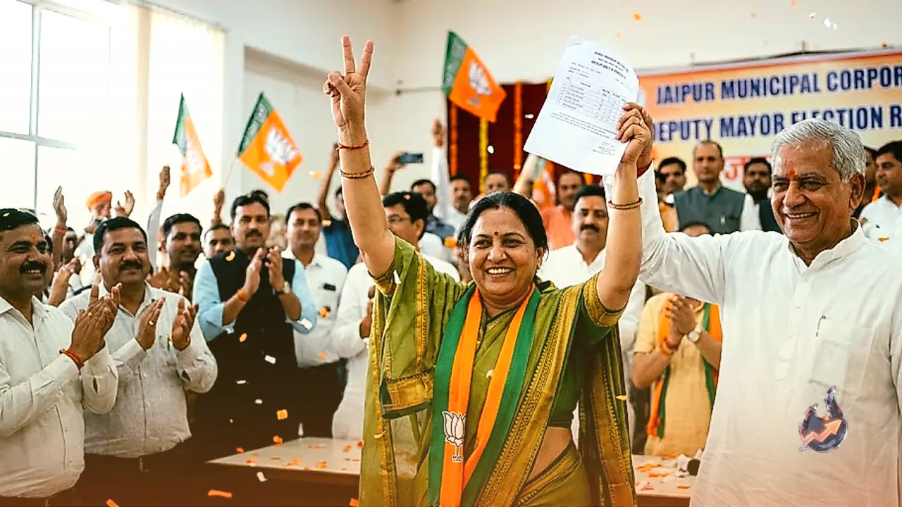 Saroj Kanwar of BJP wins Jaipur Deputy Mayor election defeating Salman Mansuri