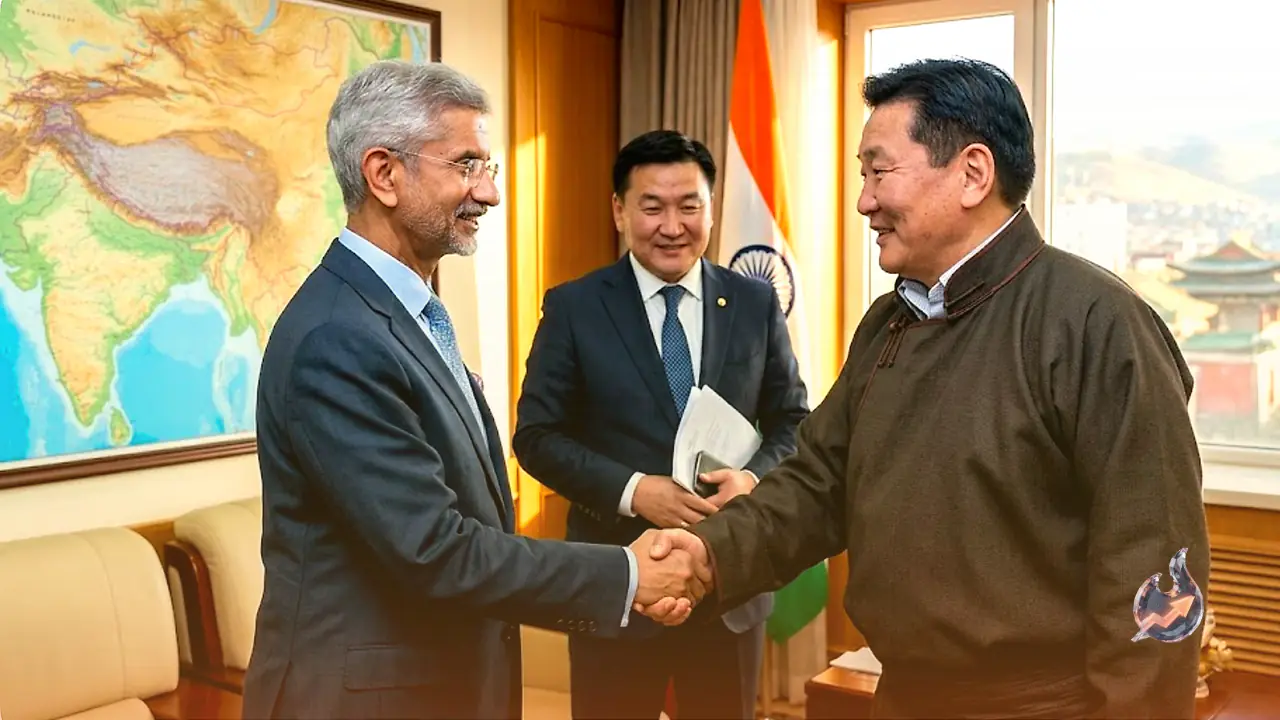 Jaishankar Holds Warm Meeting with Mongolia's Education Minister and Former President, Pushes for Stronger Strategic Partnership
