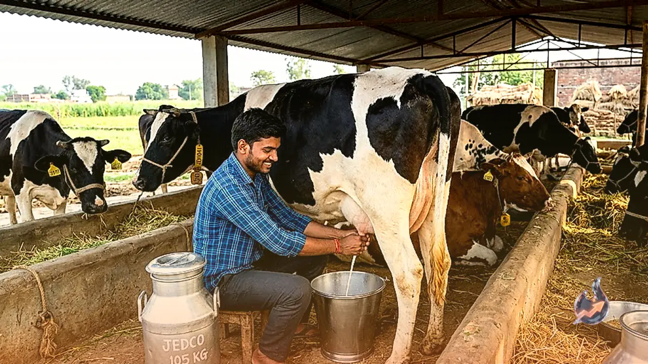 Jehanabad Youth Turns 2 Cows Into Thriving Dairy Farm, Supplies Over 100kg Milk Daily