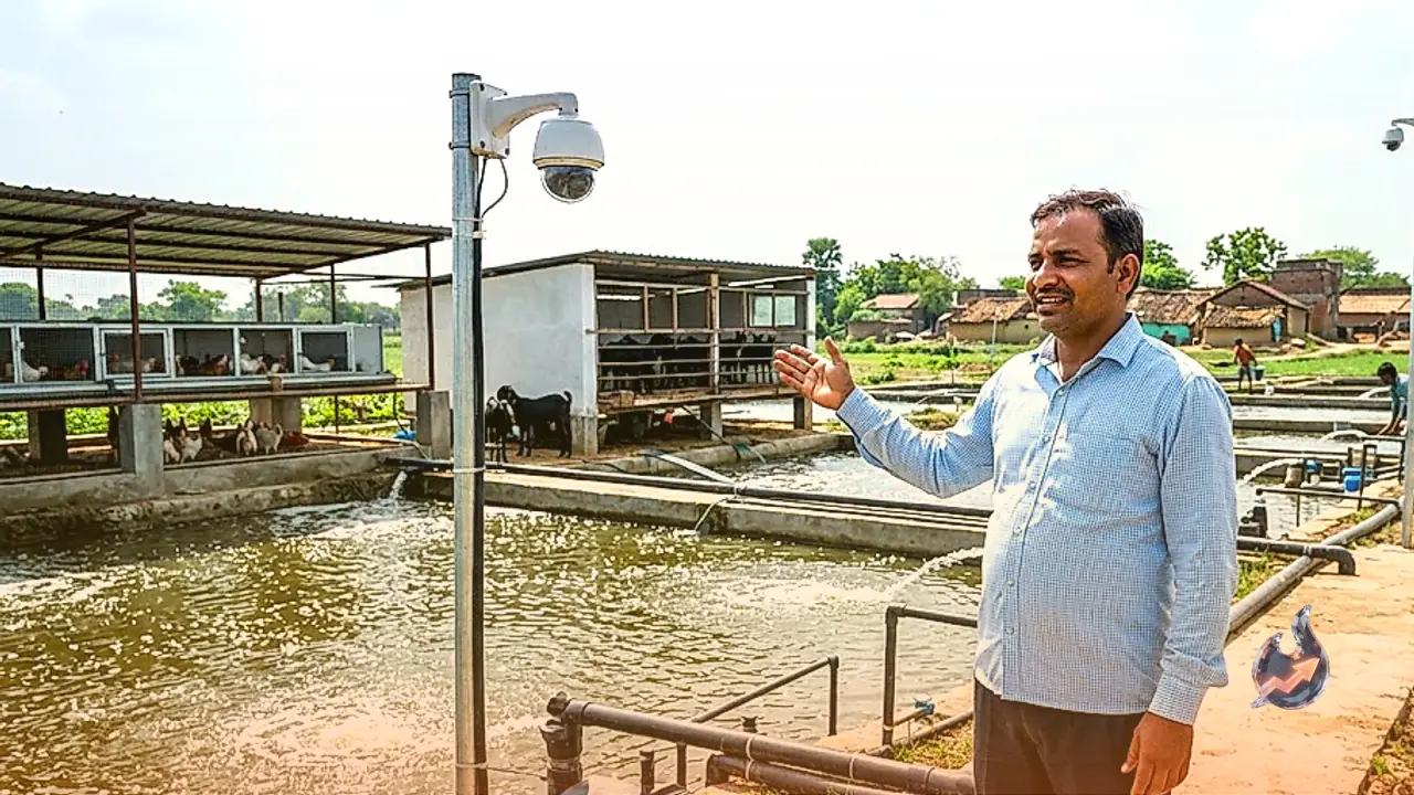 How A Bihar Farmer Turned His Pond Into A High-Tech Fortress Generating Five Income Streams