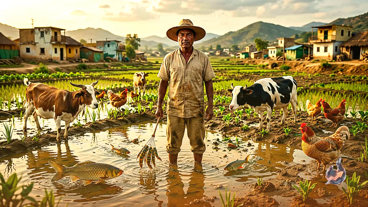 Jehanabad Farmer Dev Sharan Prasad Builds Multi Stream Agriculture Model on 25 Kattha Land for Year Round Earnings