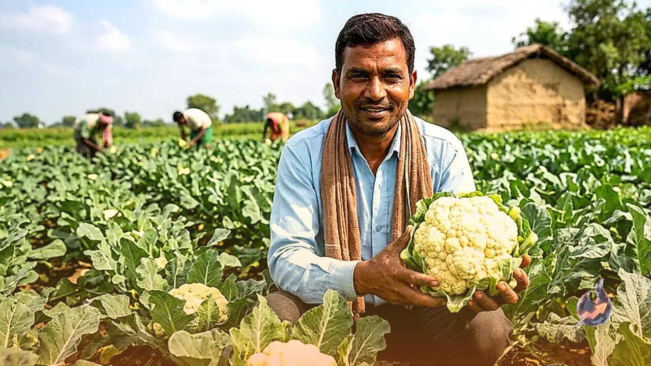 Jehanabad farmer Rakesh Kumar adopts organic cauliflower cultivation to earn high returns within five months