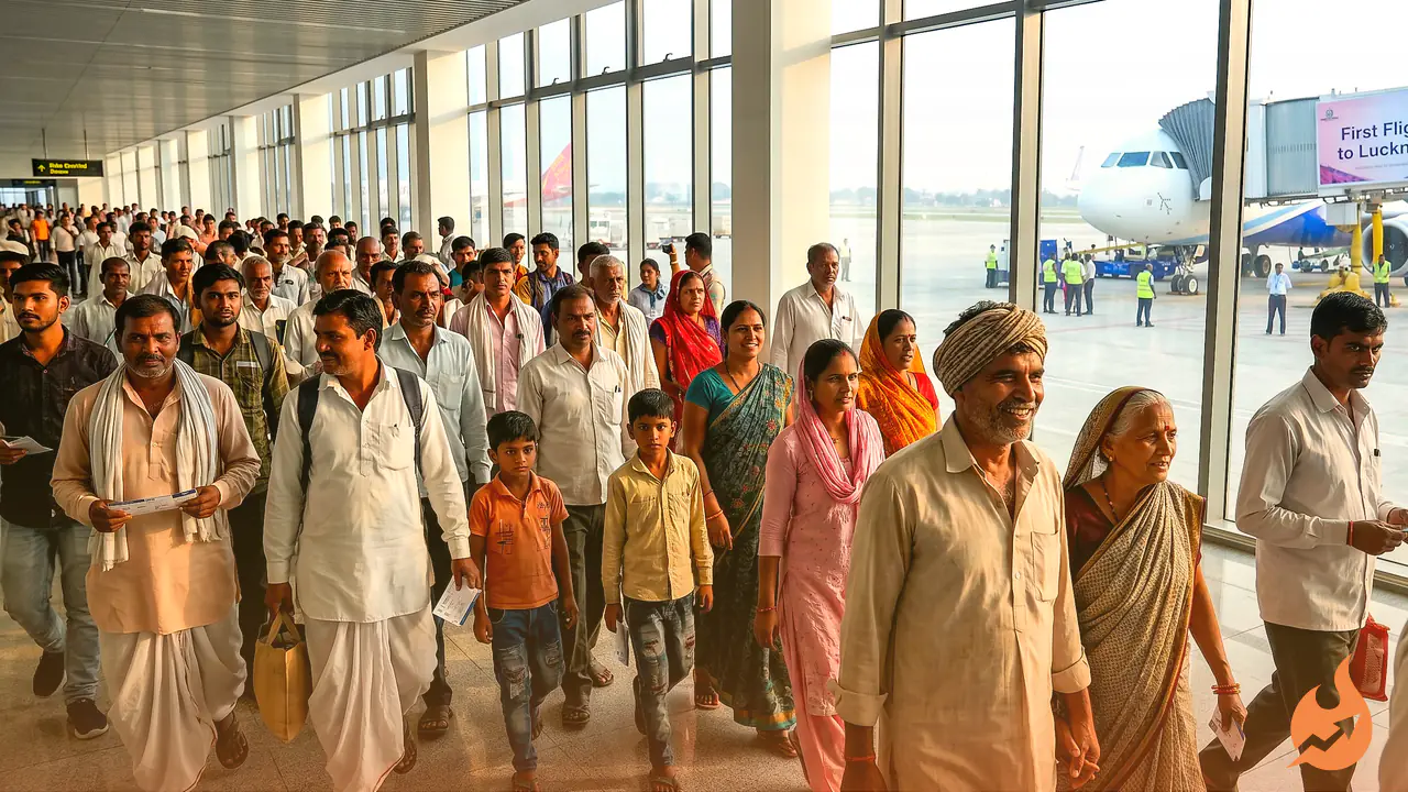Jewar Airport Takes Off: 170 Farmers and Labourers Who Gave Land Will Fly the First Flight to Lucknow to Meet CM Yogi