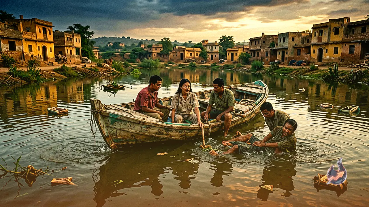 Two youths missing after boat capsizes in Jhalawar pond during evening outing