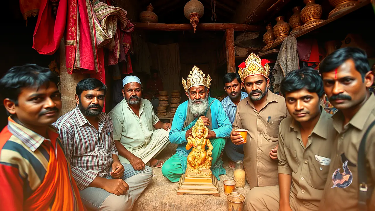 Jhansi Craftsman Abdul Khalil Shapes Durga Idols for Over 40 Years, Keeping a Shared Heritage Alive