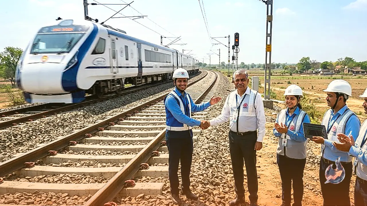 Jhansi Rail Division Boosts Track Speeds Up to 110 kmph After Infrastructure Overhaul