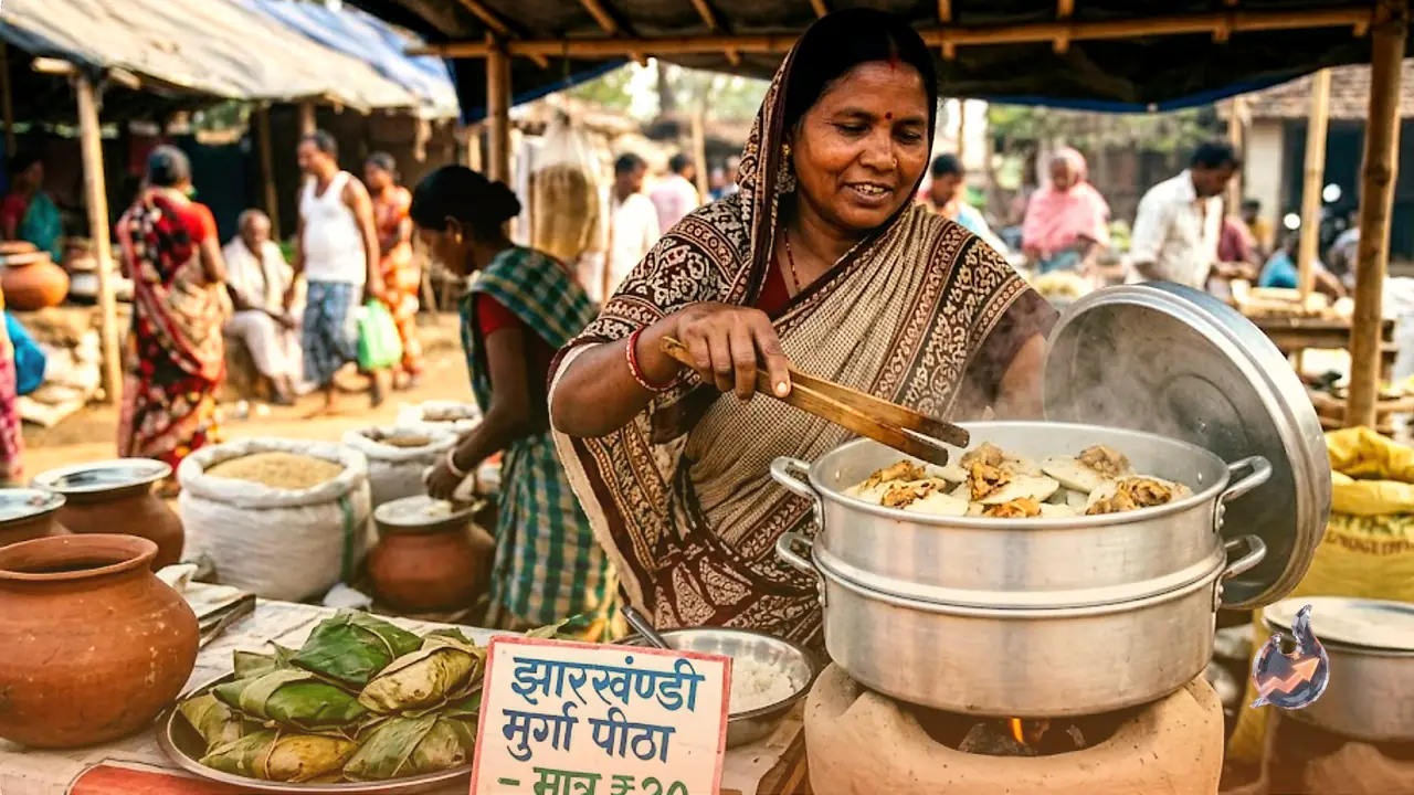 Jharkhand's Traditional Delight: 'Murga Pitha' offers health and taste for just ₹20