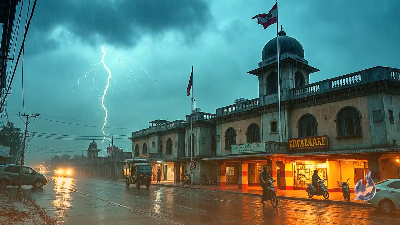 Heavy Rain and 50 kmph Winds Threaten 12 Jharkhand Districts as Weather Office Issues Alert
