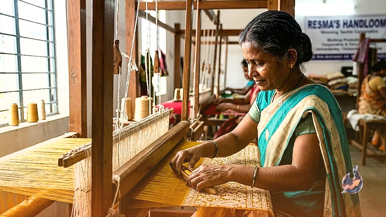 Ranchi Artisan Reshma Weaves Handcrafted Success by Blending Jharkhand Tussar Silk with Chikankari
